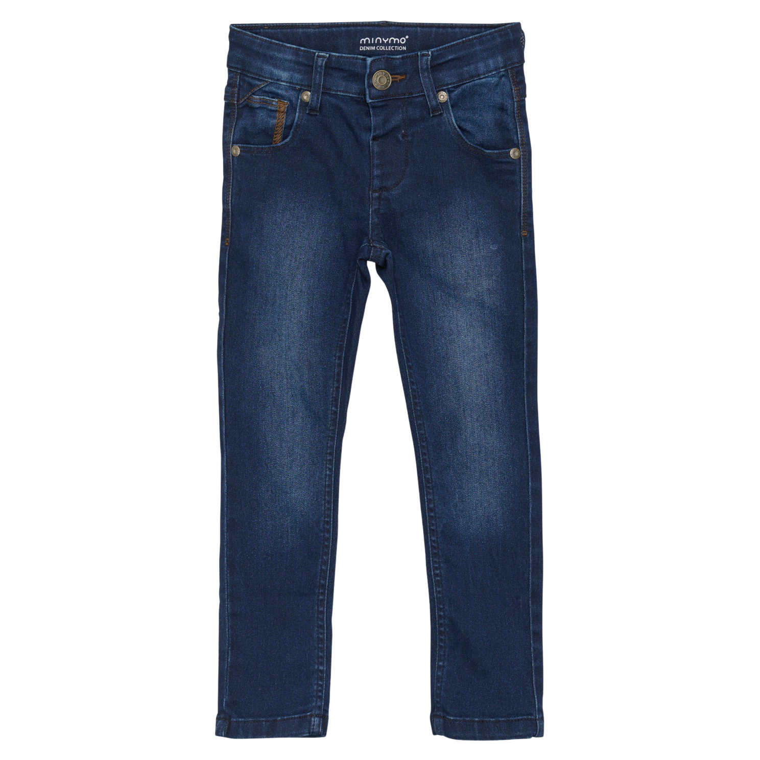 Minymo Drenge Jeans i økologisk bomuld - Dark Blue Denim
