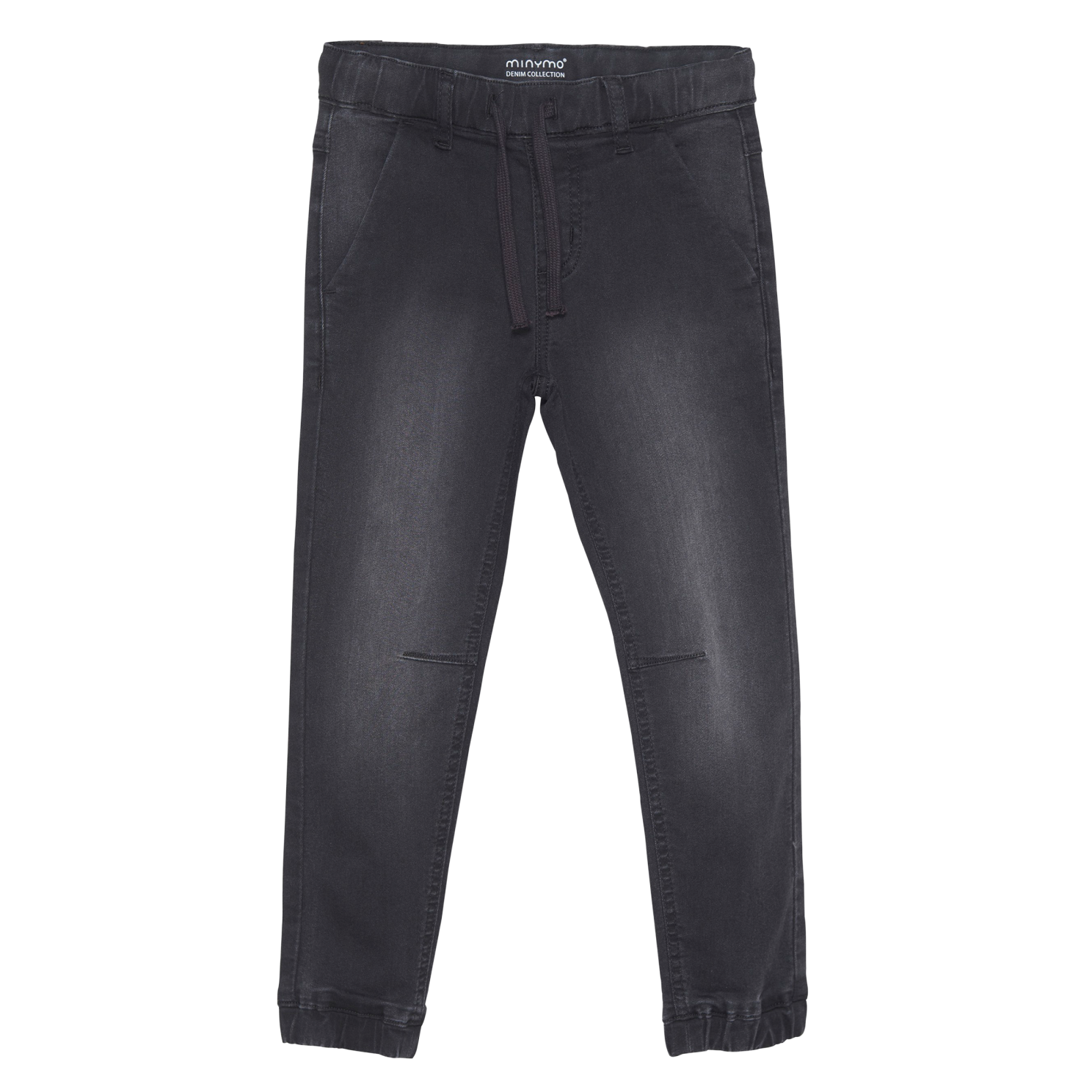 Minymo Drenge Jeans i økologisk bomuld - Grey Black