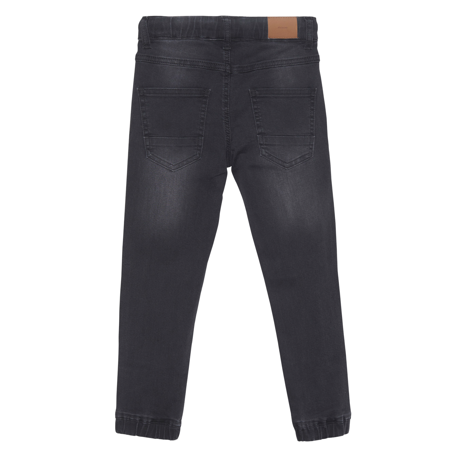 Minymo Drenge Jeans i økologisk bomuld - Grey Black