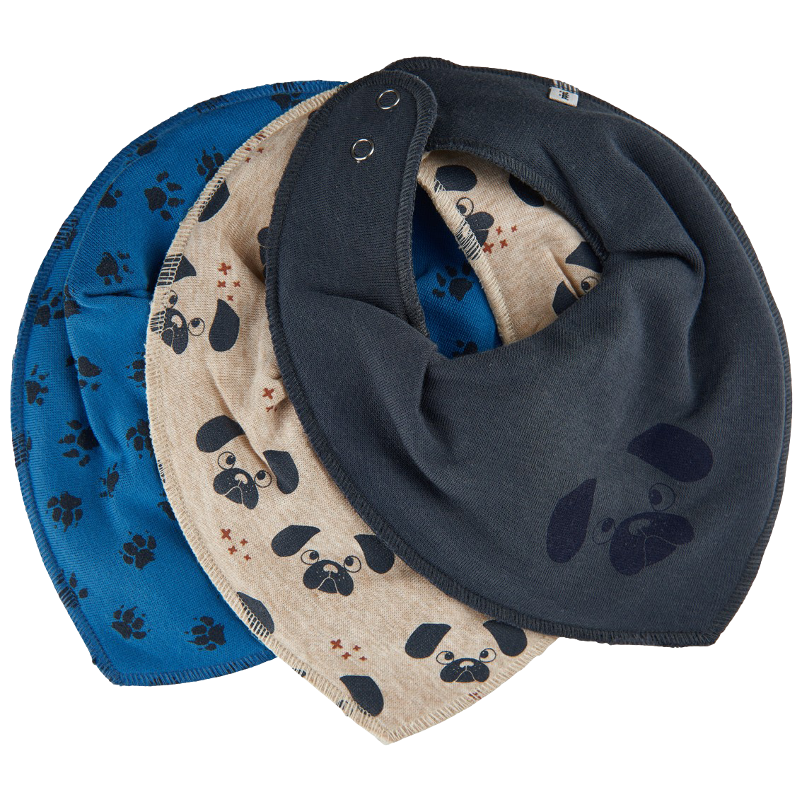 Pippi Baby Savlesmæk i økologisk bomuld - Vallarta Blue