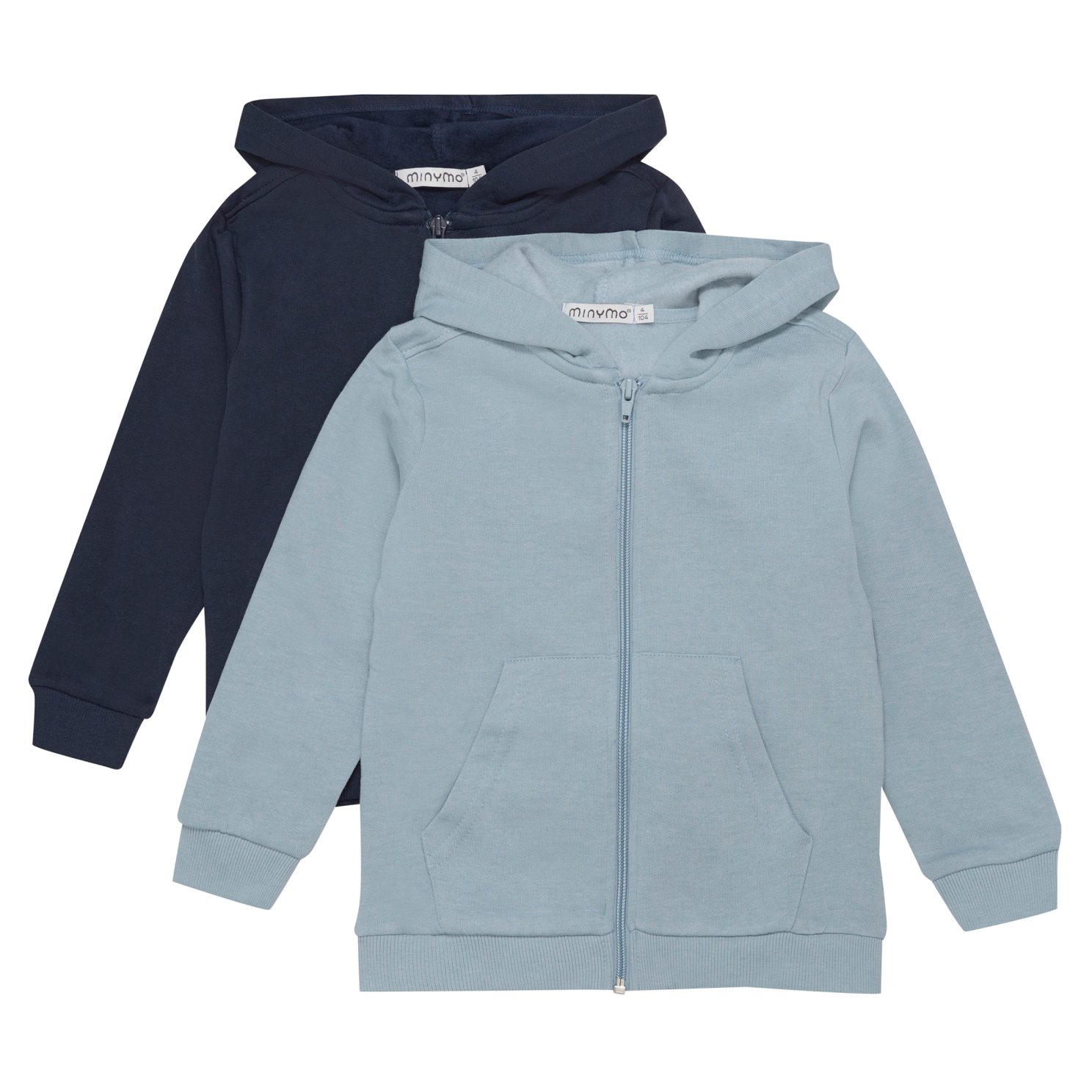 Minymo Børne Hættetrøje - Ashley Blue