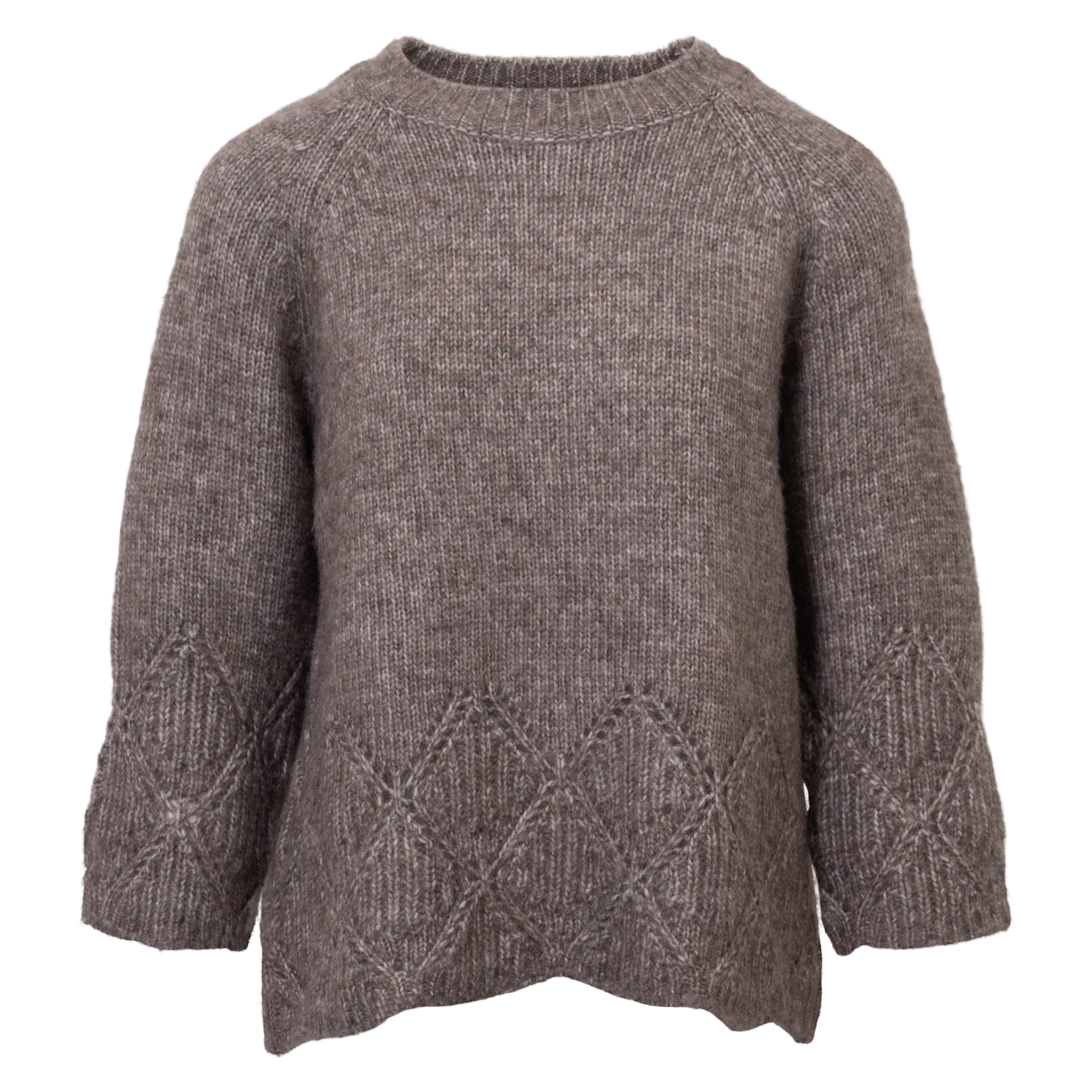 Sirup Dame Striktrøje - Nutmeg