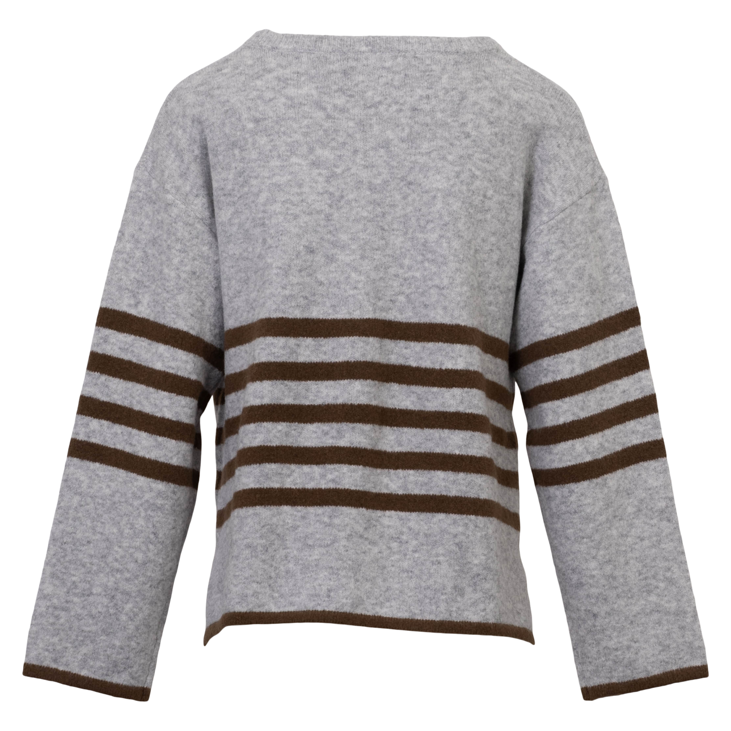 Sirup Dame Striktrøje - Grey Melange