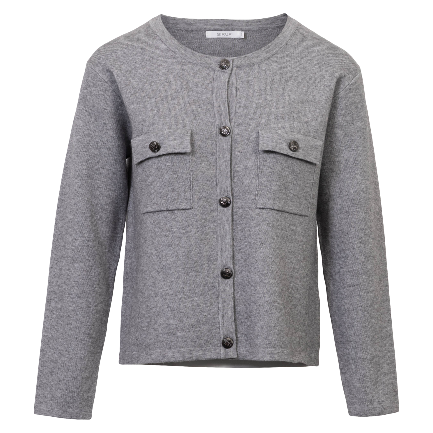 Sirup Dame Cardigan - Dark Grey Melange