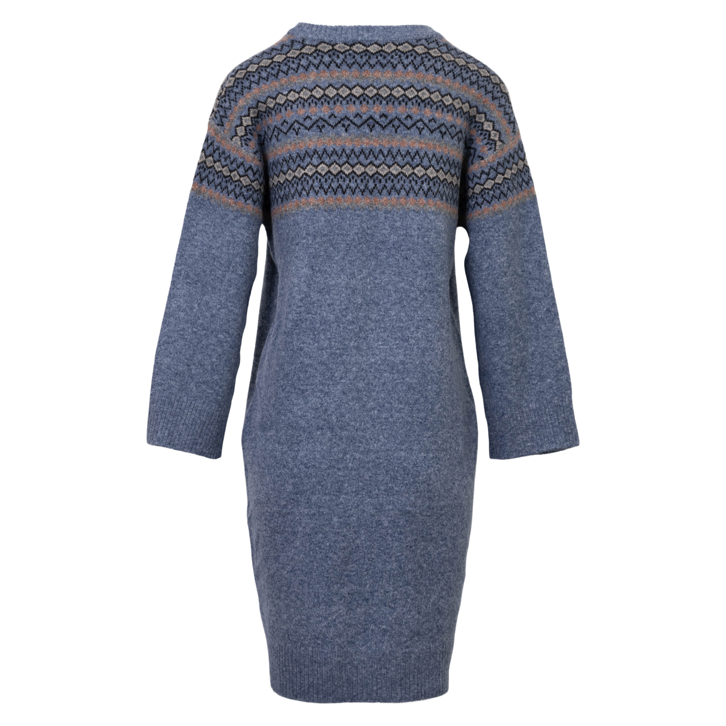 Sirup Dame Strik kjole - Medieval Blue