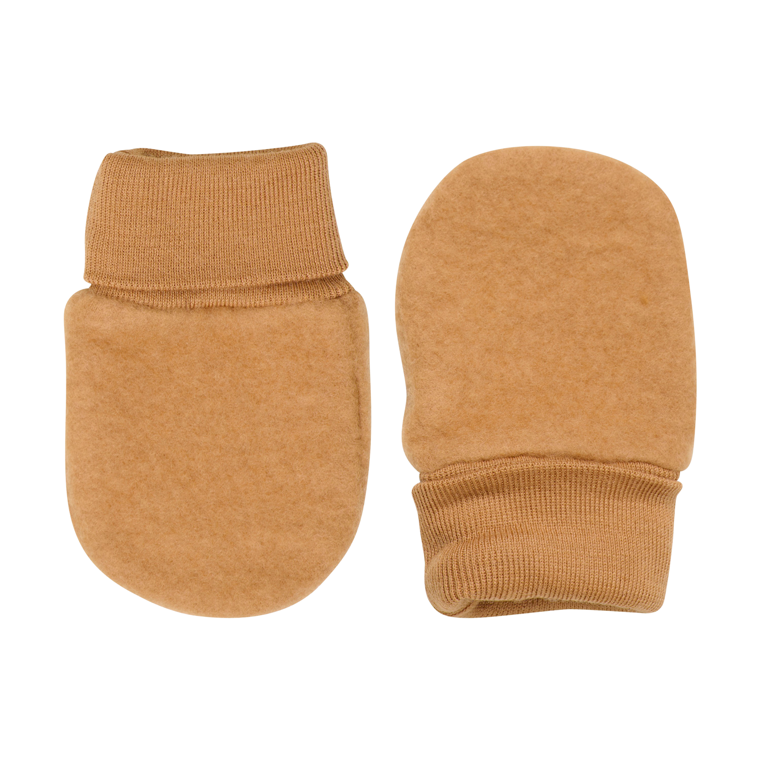 Fixoni Børne Vanter i merinould - Brown Sugar