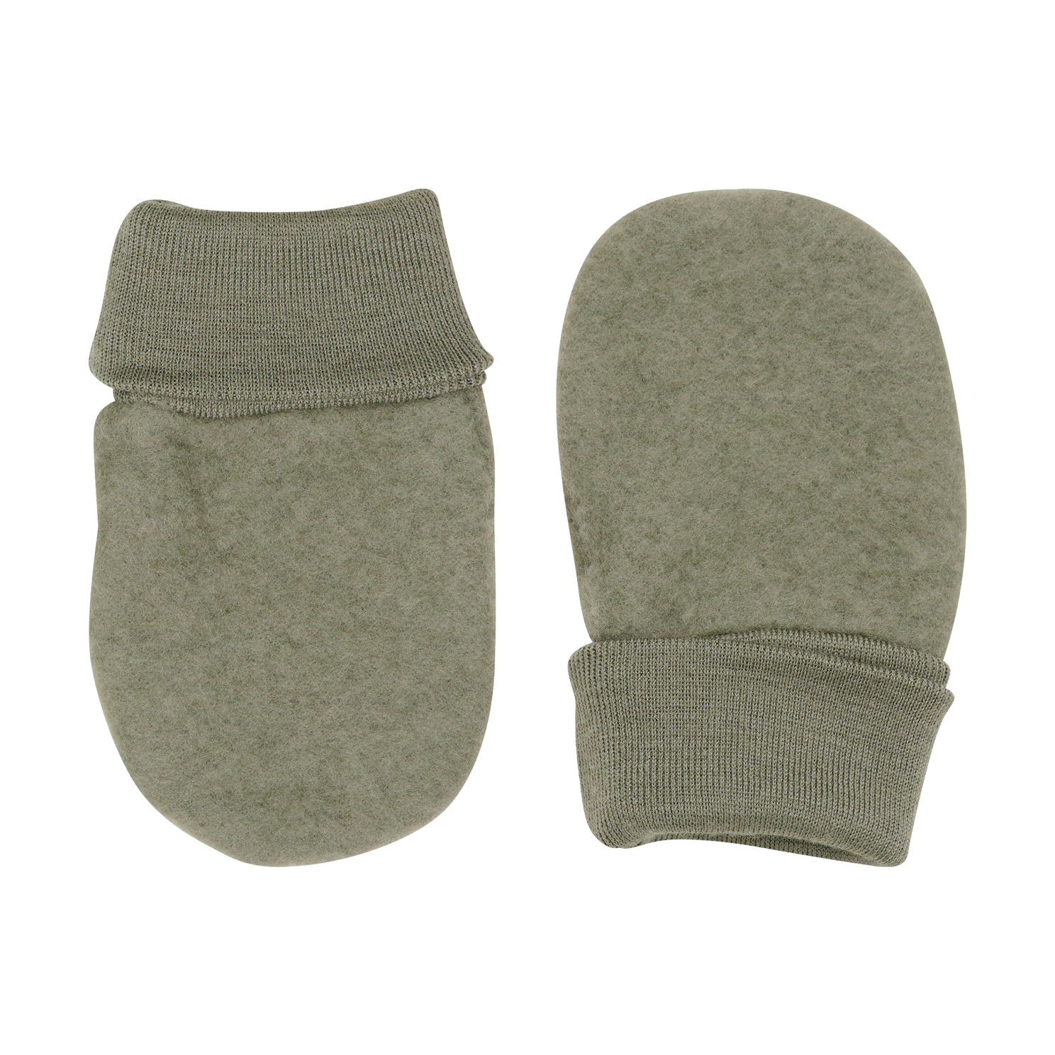 Fixoni Børne Vanter i merinould - Deep Lichen Green