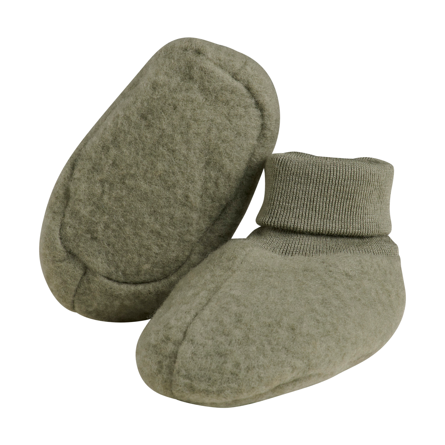 Fixoni Baby Futter i merinould - Deep Lichen Green