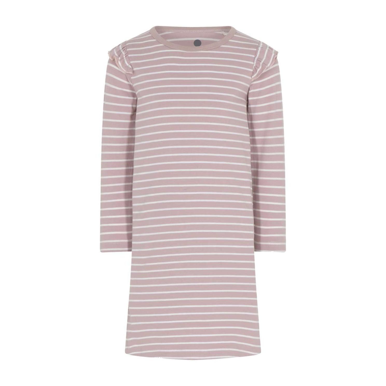 En Fant Pige Natkjole i økologisk bomuld - Shadow Gray