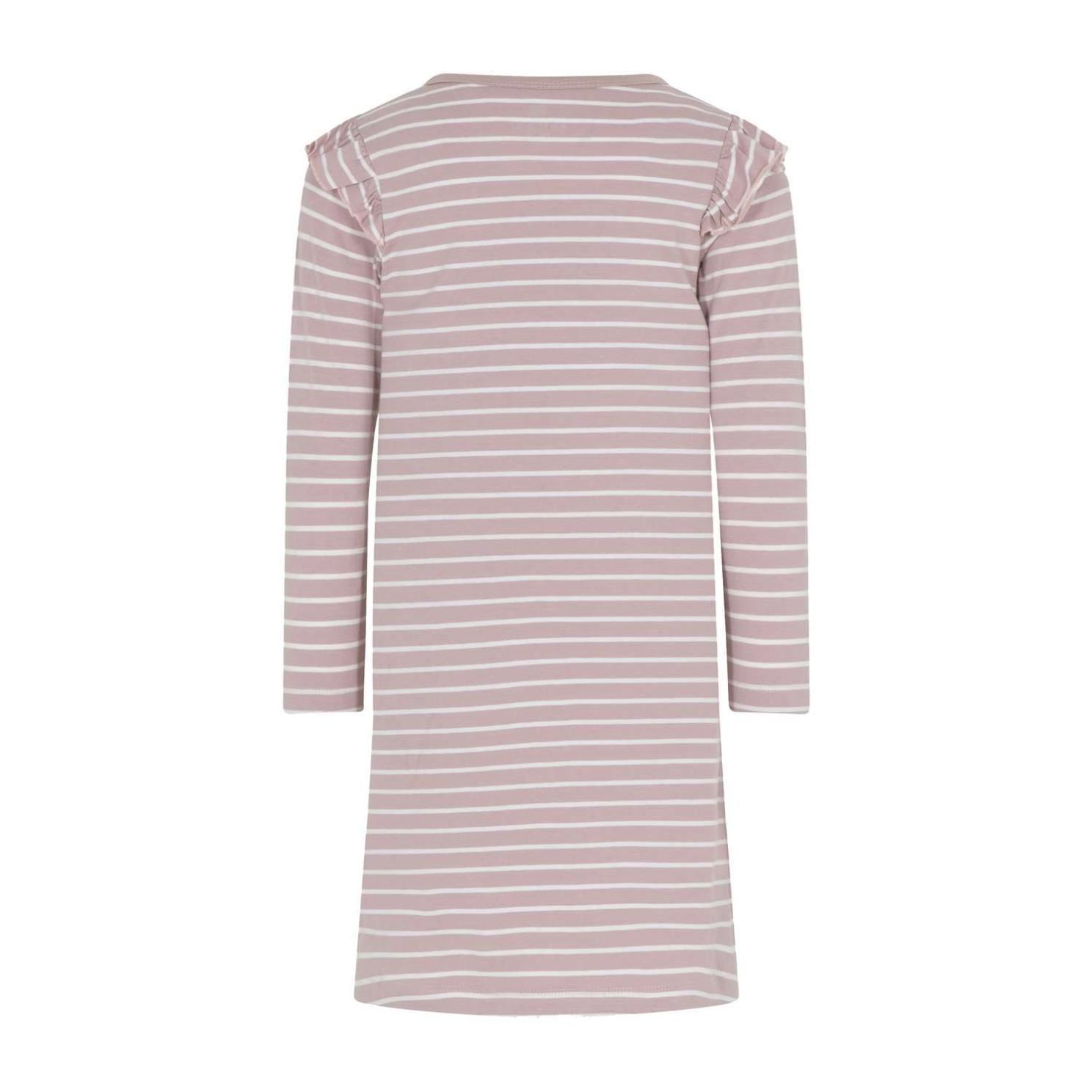 En Fant Pige Natkjole i økologisk bomuld - Shadow Gray