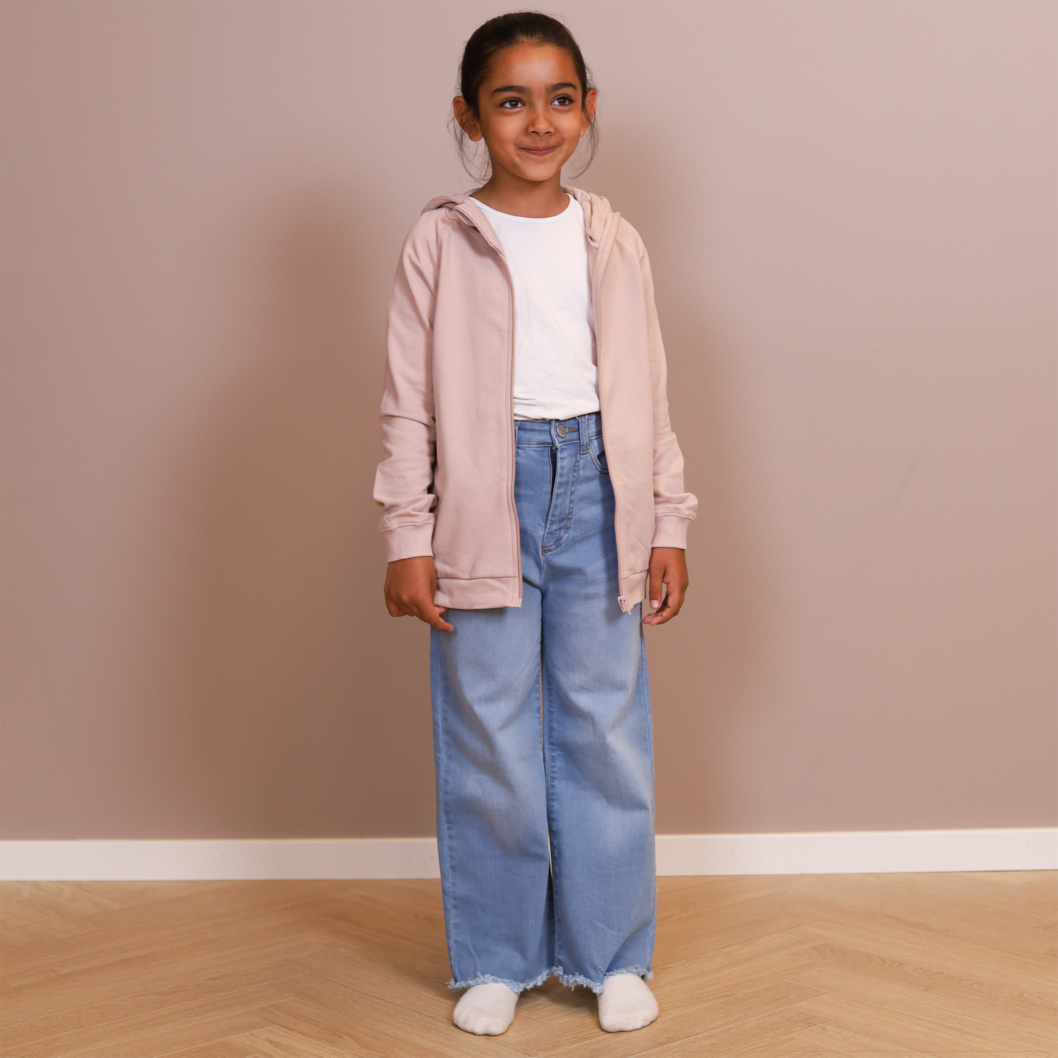 En Fant Børne Hættetrøje - Shadow Gray