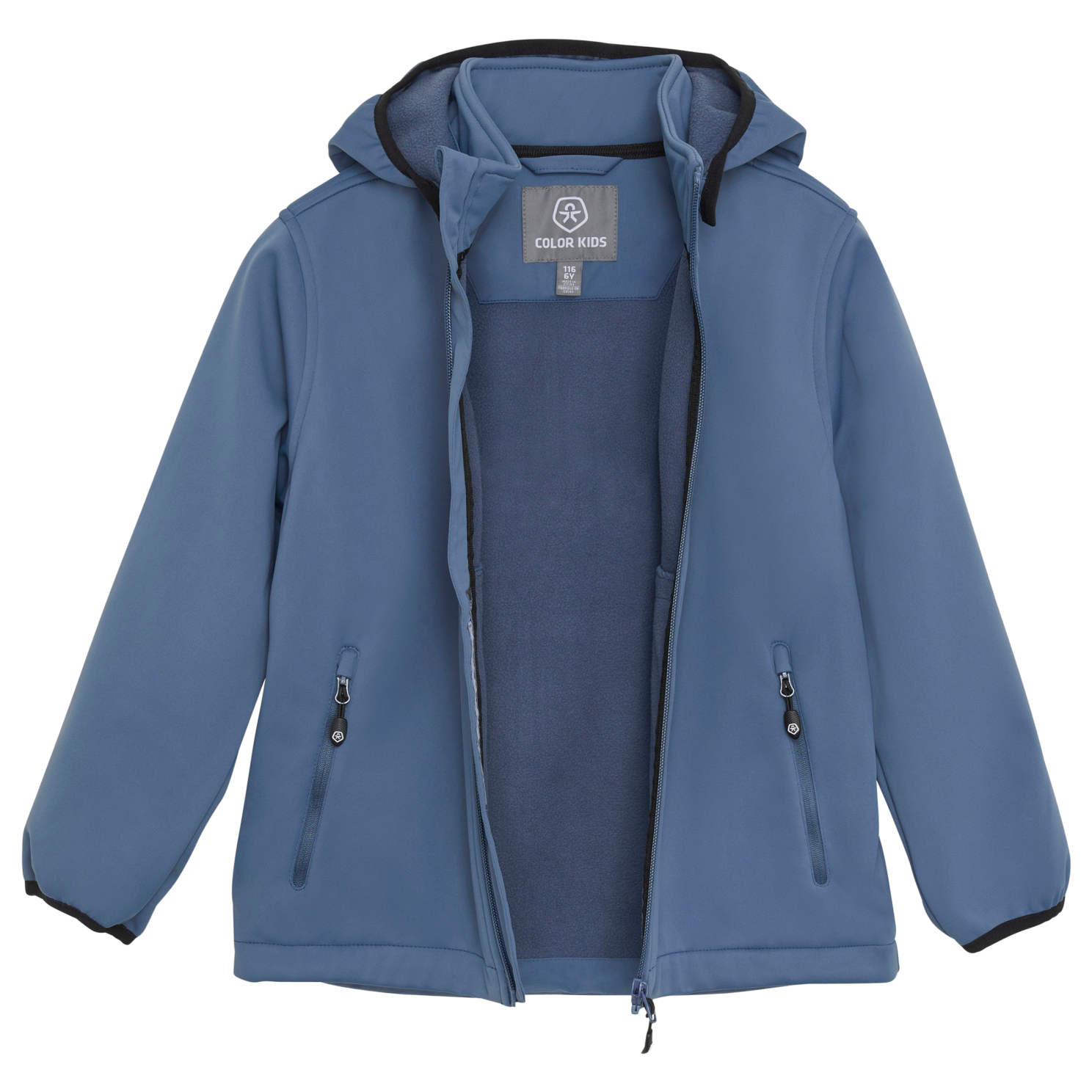 Color Kids Børne Softshell - Vintage Indigo