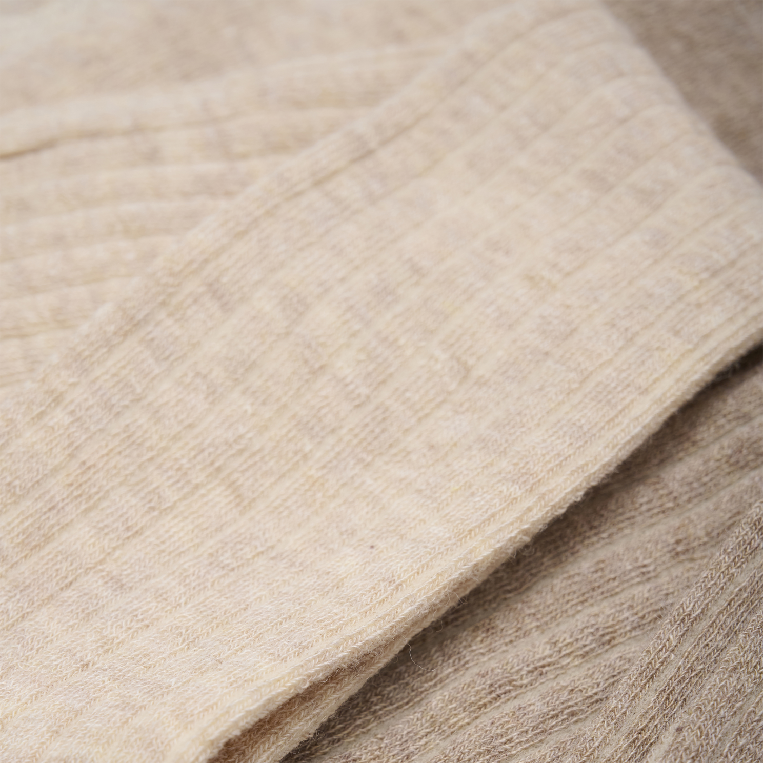 Minymo Børne Strømpebukser i uldmix - Silver Mink Melange