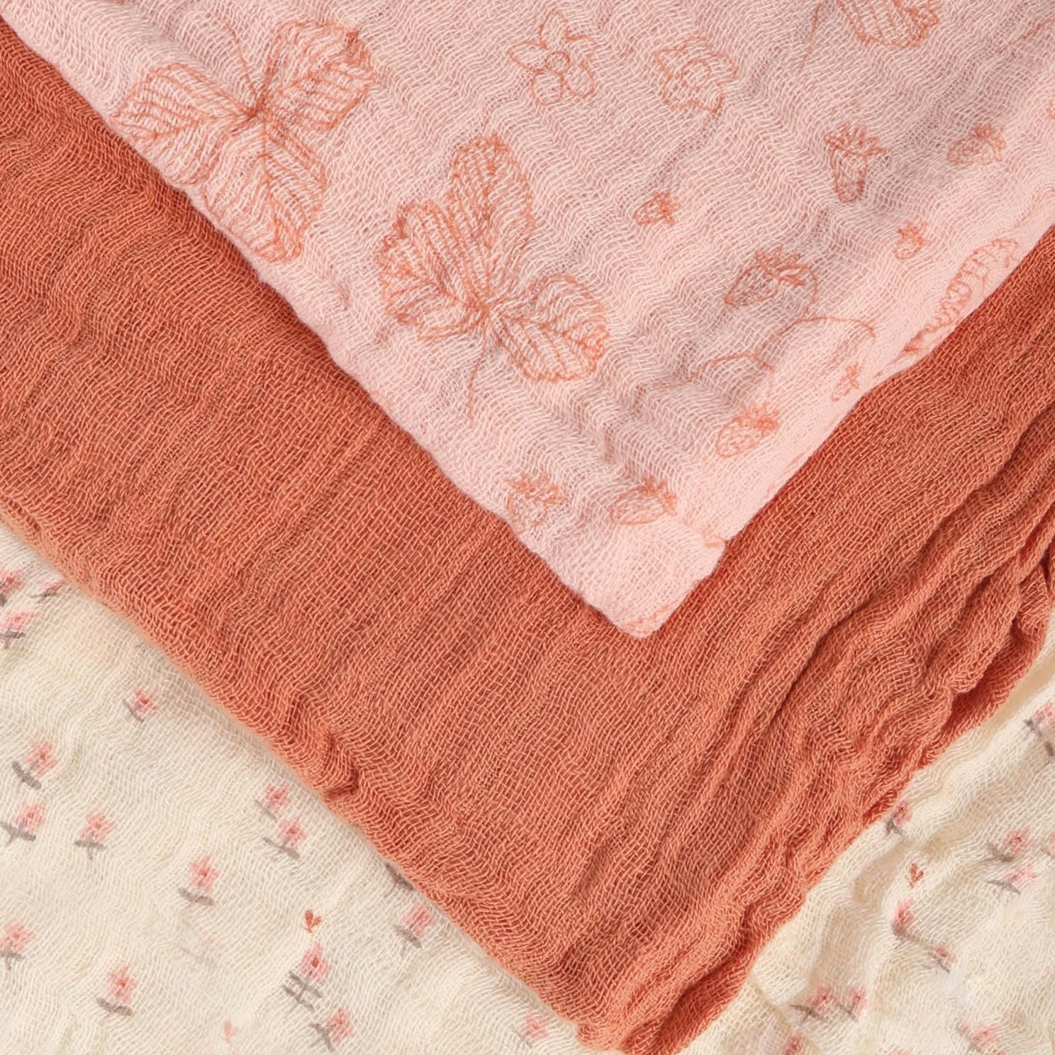 Pippi Baby Stofble i økologisk bomuld - Veiled Rose