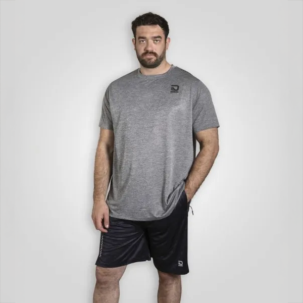 D555 Retford Herre Trænings t-shirt - Charcoal Marl