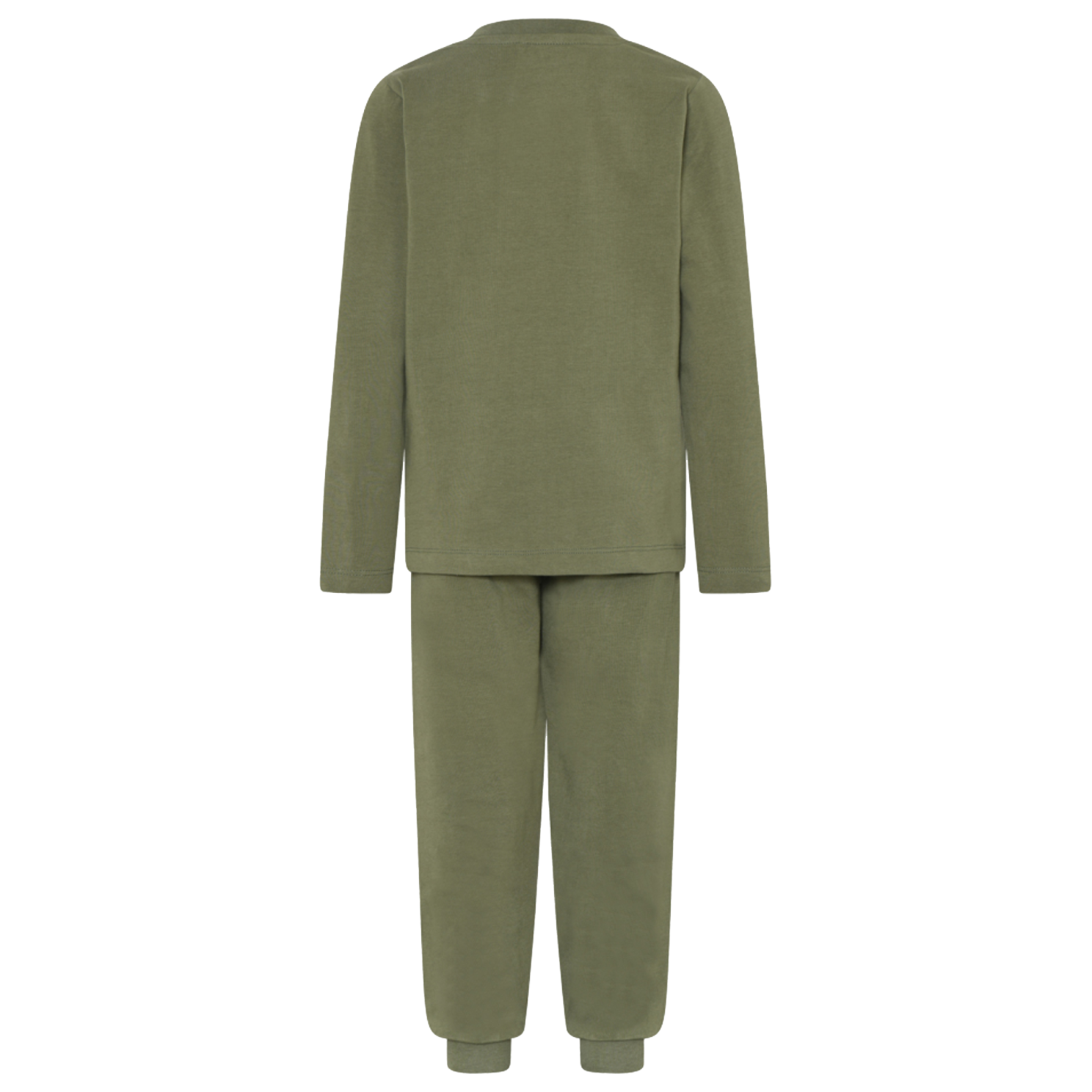 Minymo Drenge Nattøjssæt i økologisk bomuld - Olivine
