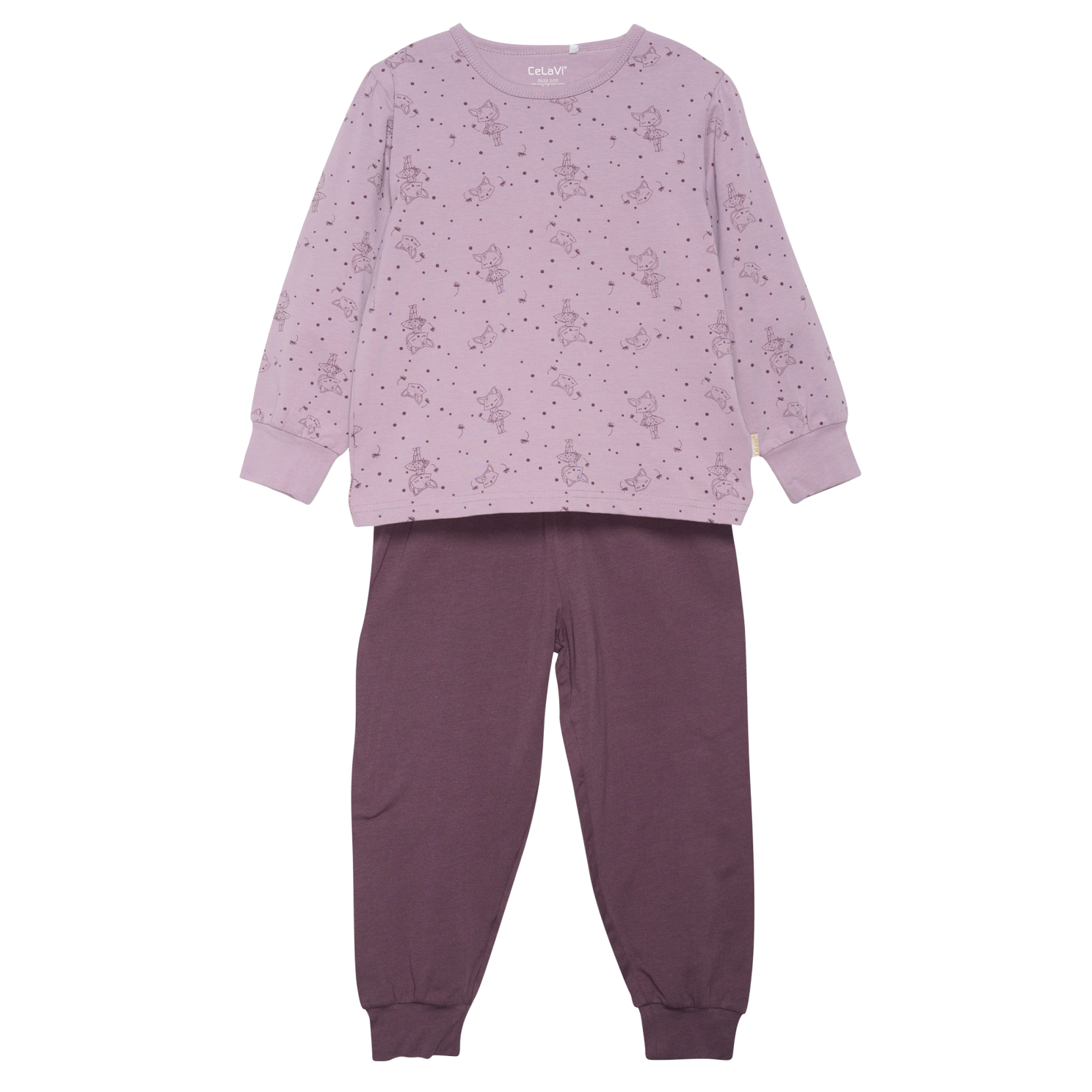 CeLaVi Pige Nattøjssæt - Elderberry