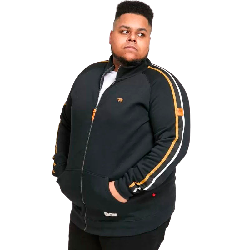 D555 Marston Herre Cardigan Plus Size - Black