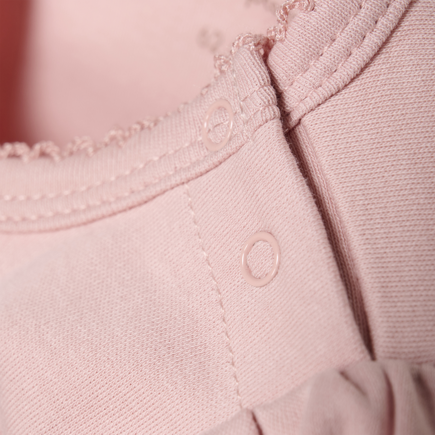 Fixoni Baby Body i økologisk bomuld - Misty Rose