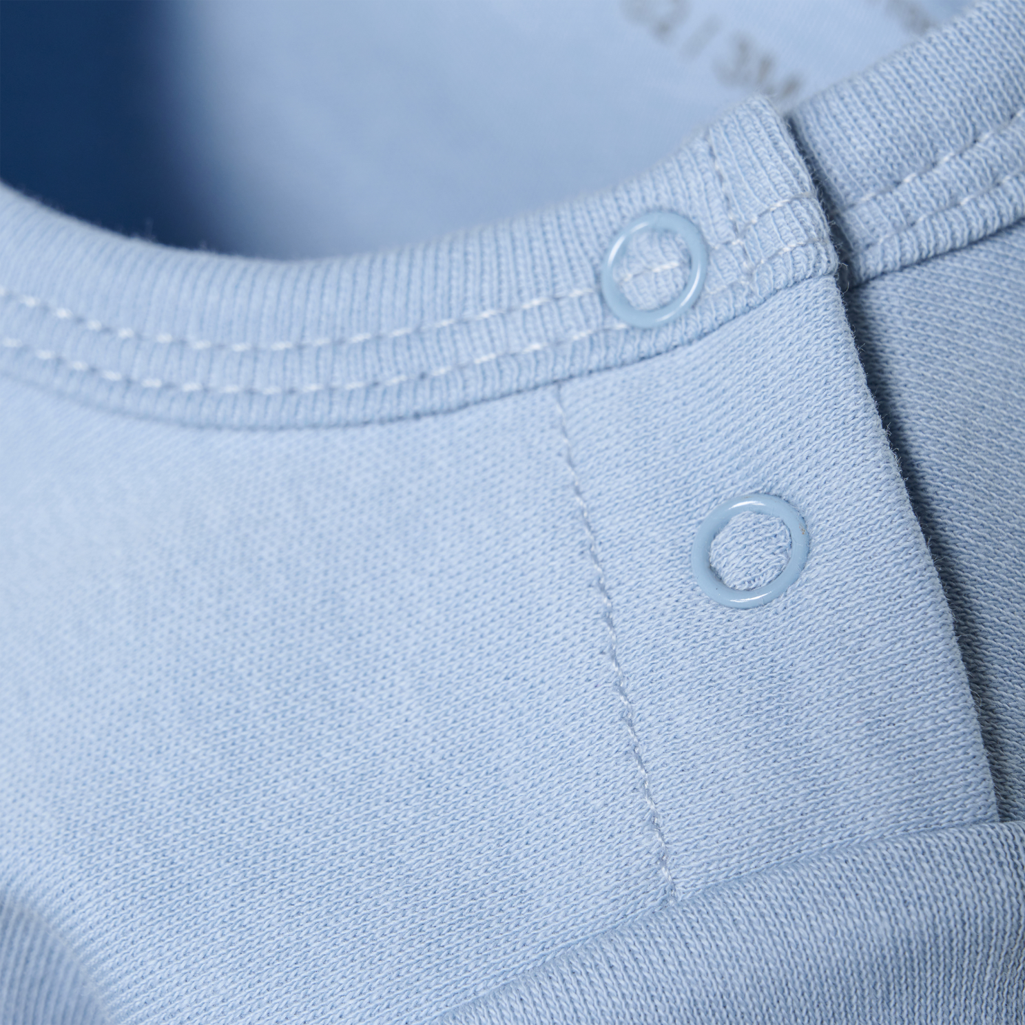 Fixoni Baby Body i økologisk bomuld - Ashley Blue