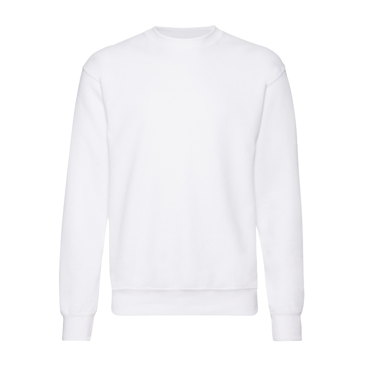 Fruit of the Loom Unisex Sweatshirt - White