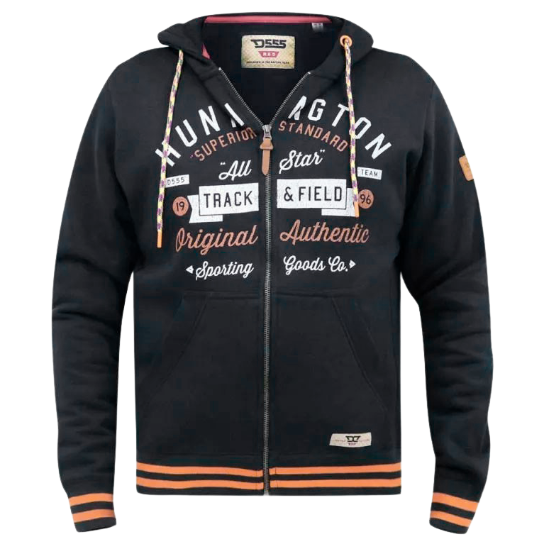 D555 Flanders Herre Cardigan Plus Size - Navy