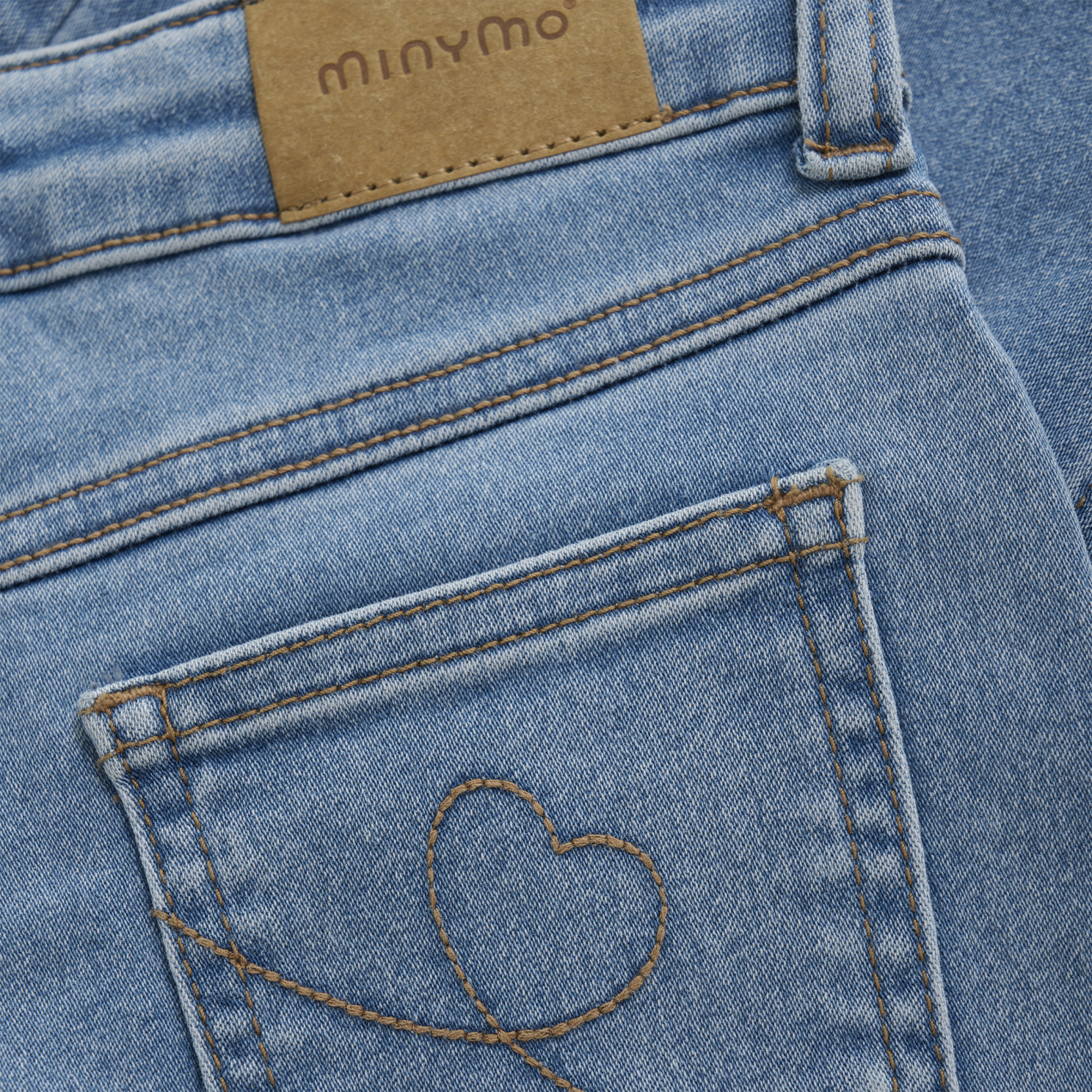 Minymo Pige Jeans - Light dusty blue