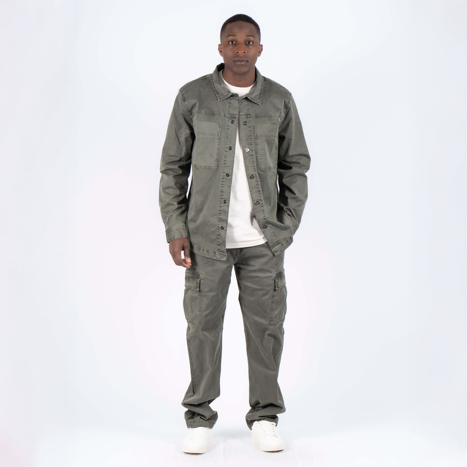 Marcus Zed Herre Overshirt - Forest Night