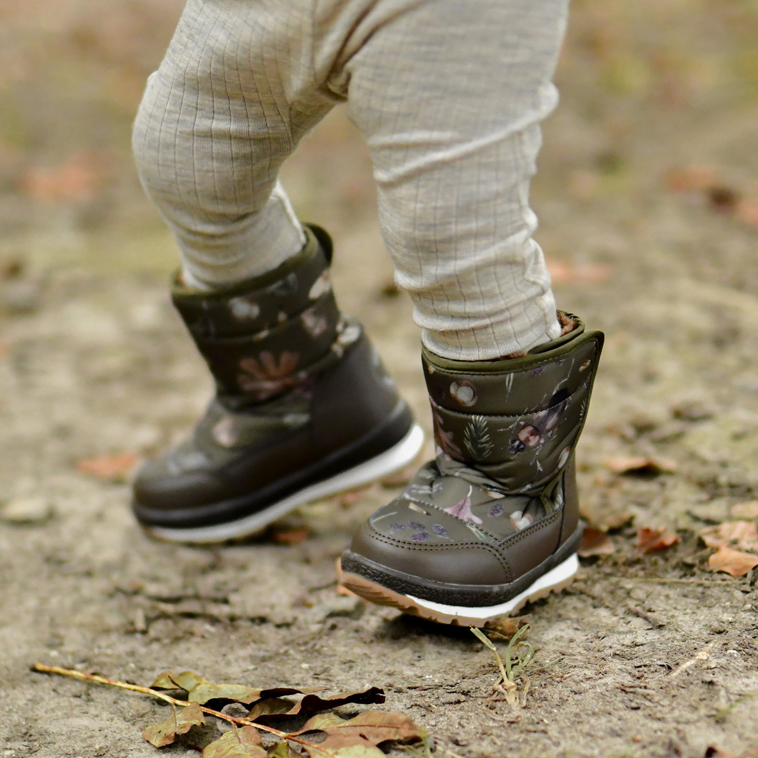 Mikk-line Pige Vinterstøvler - Burnt Olive