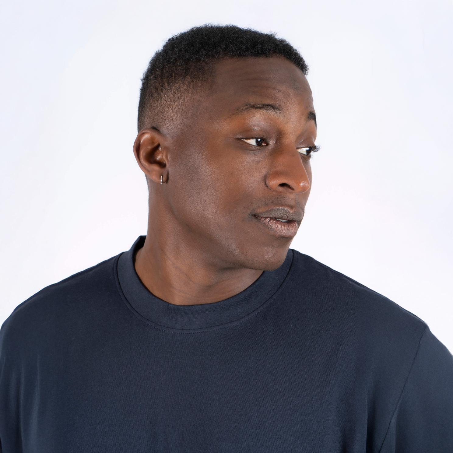 Marcus Sly Herre T-shirt - Dark Sapphire