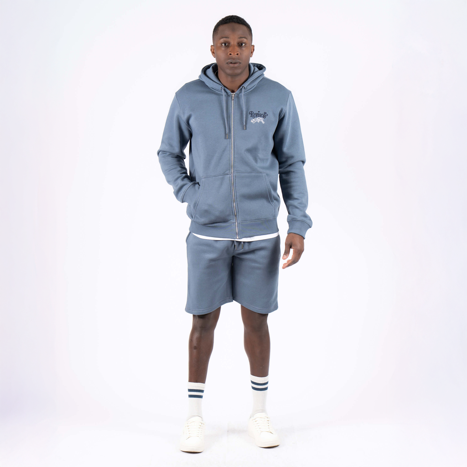 Marcus Colin Herre Hættetrøje - China Blue