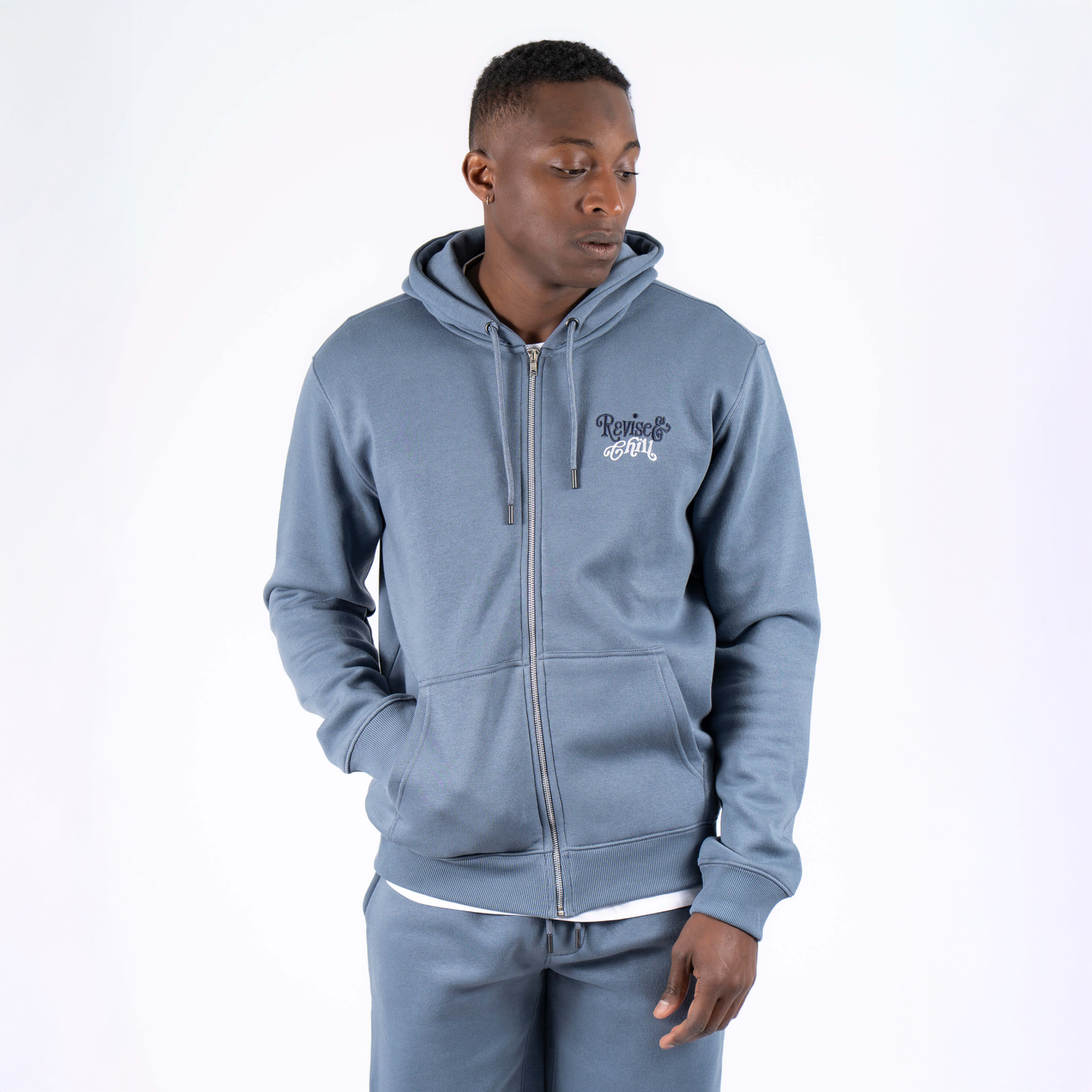 Marcus Colin Herre Hættetrøje - China Blue