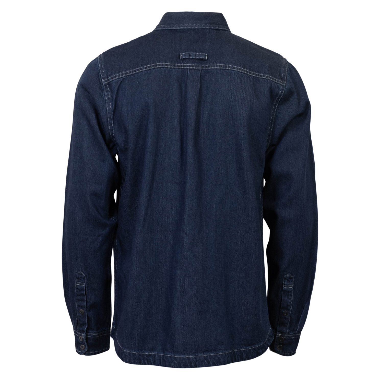 Marcus Stuart Herre Skjorte - Blue Night Wash