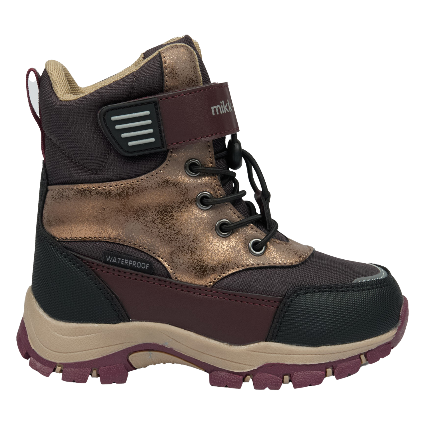 Mikk-line Pige Vinterstøvler - Raisin