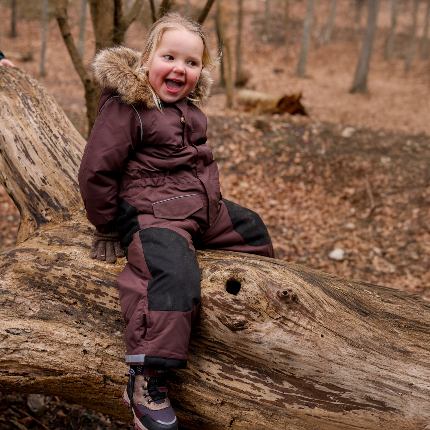Mikk-line Pige Vinterstøvler - Raisin