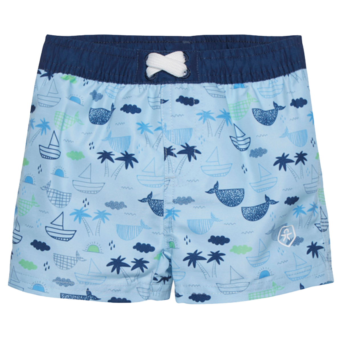 Color Kids Drenge Badeshorts - Cerulean