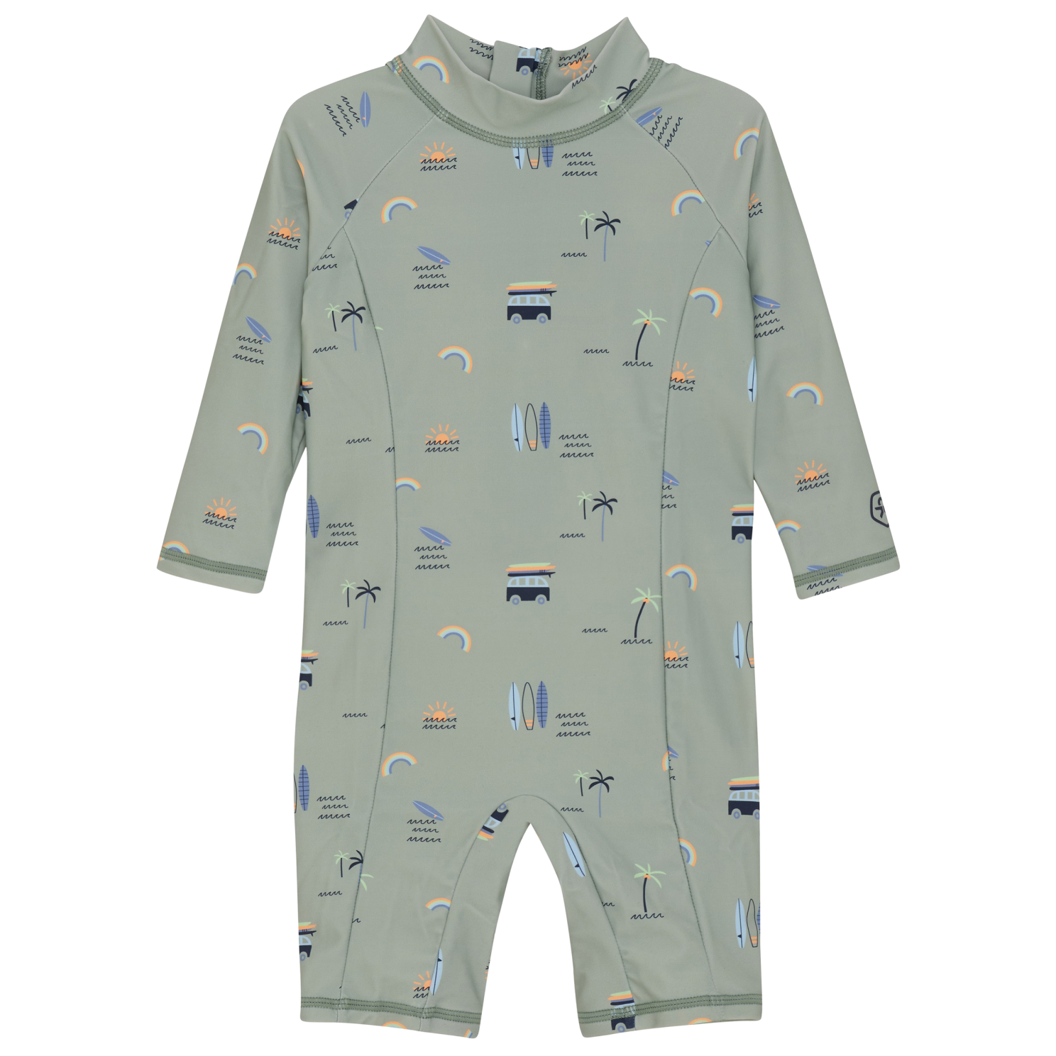 Color Kids Børne Badeheldragt UV 50+ - Iceberg Green