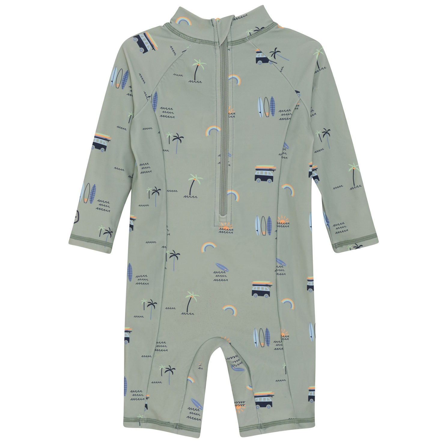 Color Kids Børne Badeheldragt UV 50+ - Iceberg Green