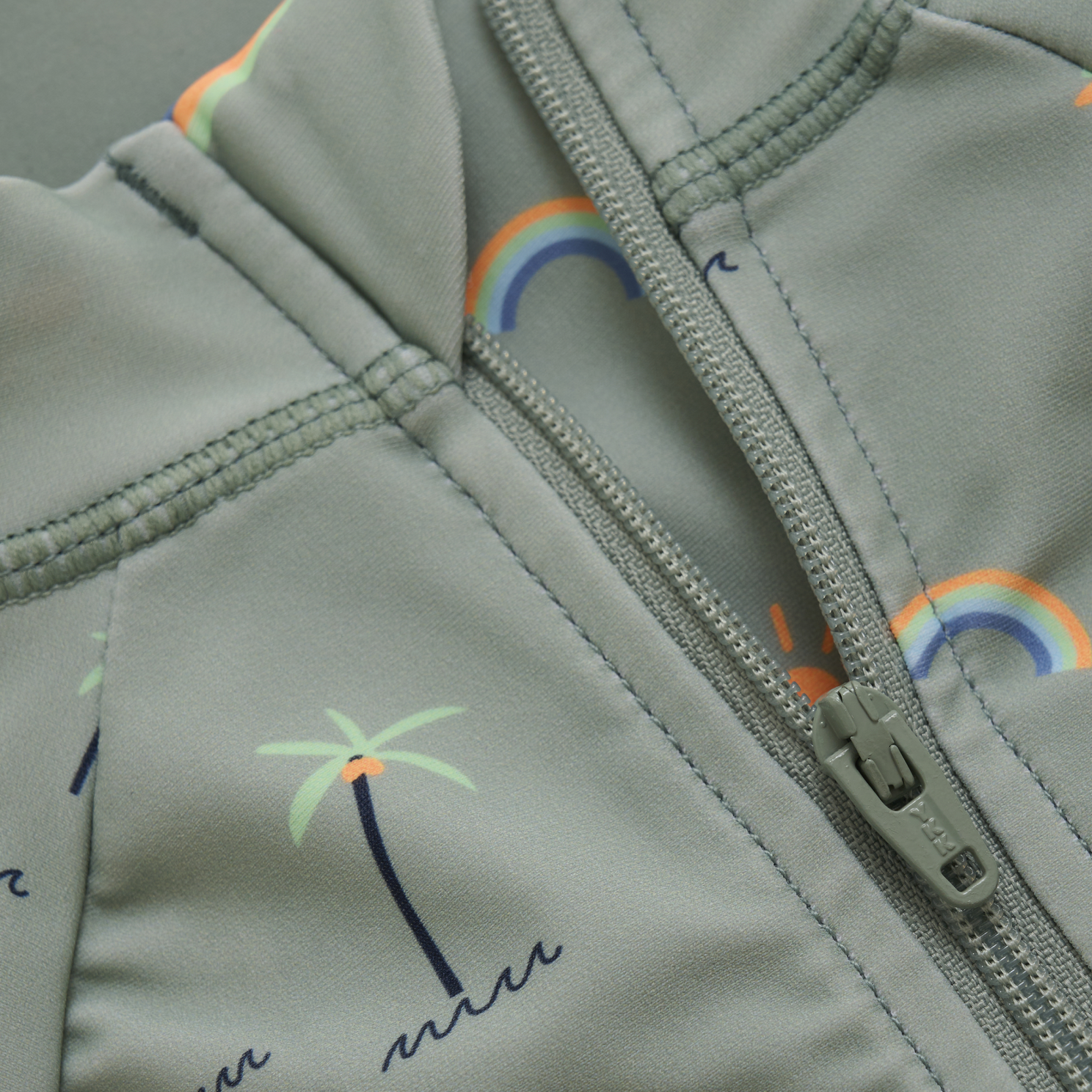 Color Kids Børne Badeheldragt UV 50+ - Iceberg Green