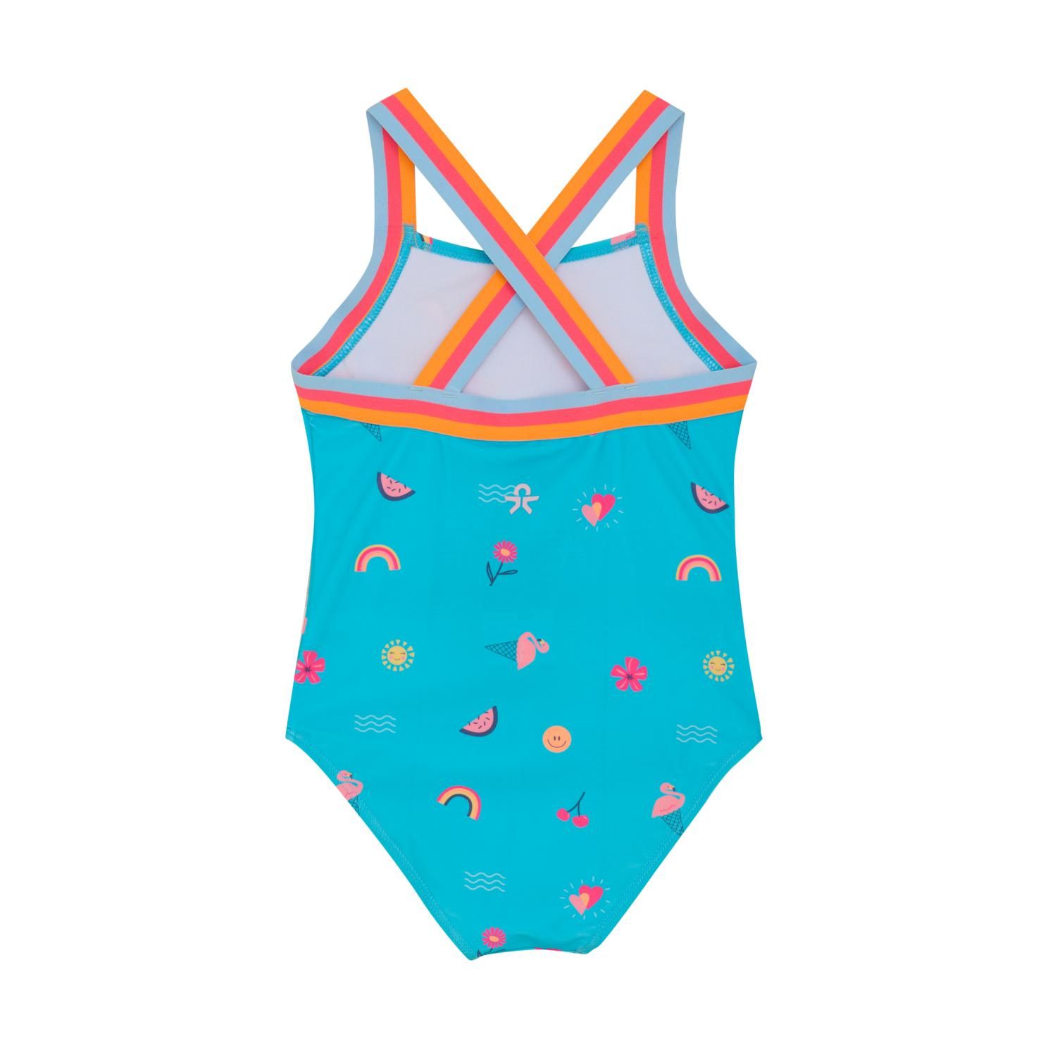 Color Kids Pige Badedragt - River Blue