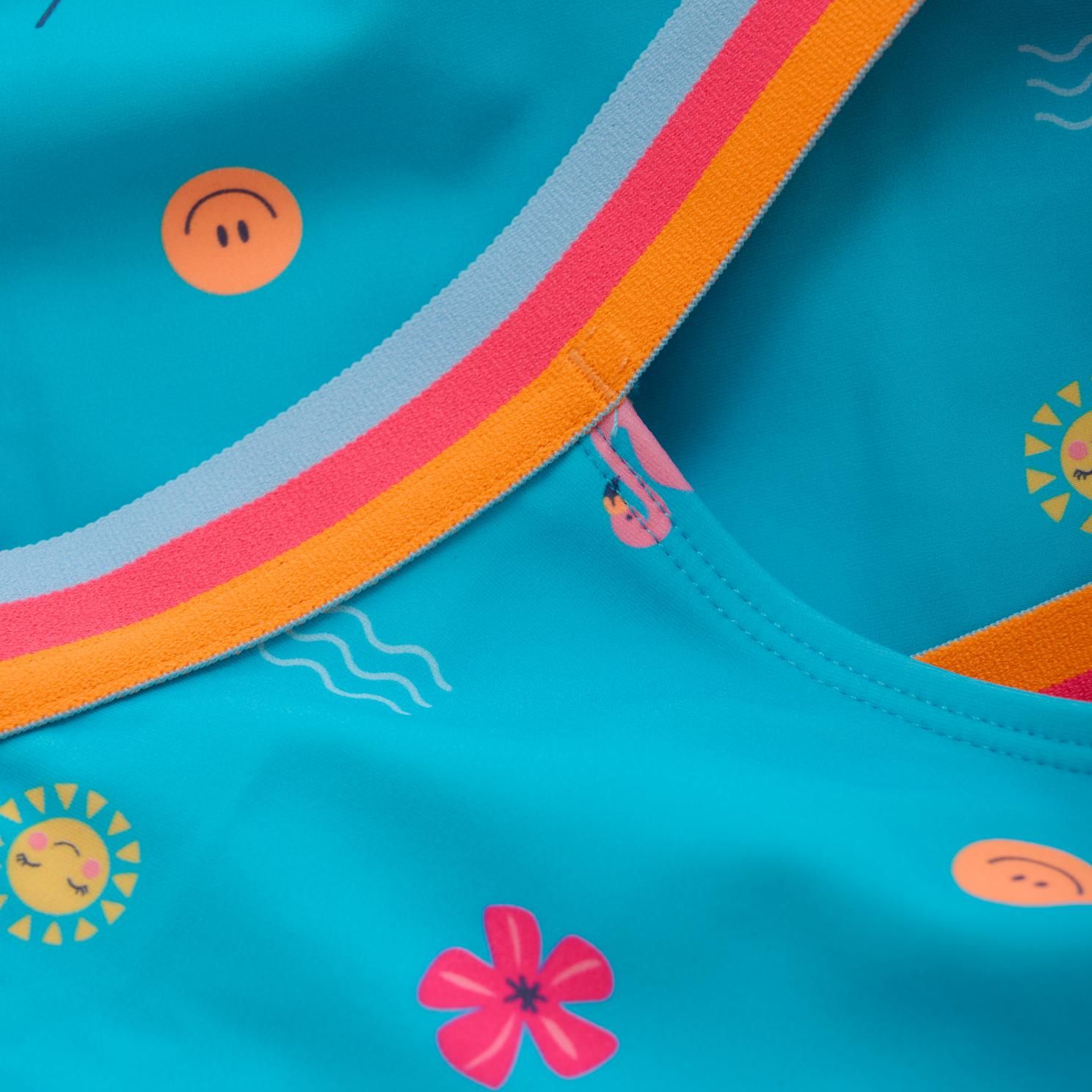 Color Kids Pige Badedragt - River Blue