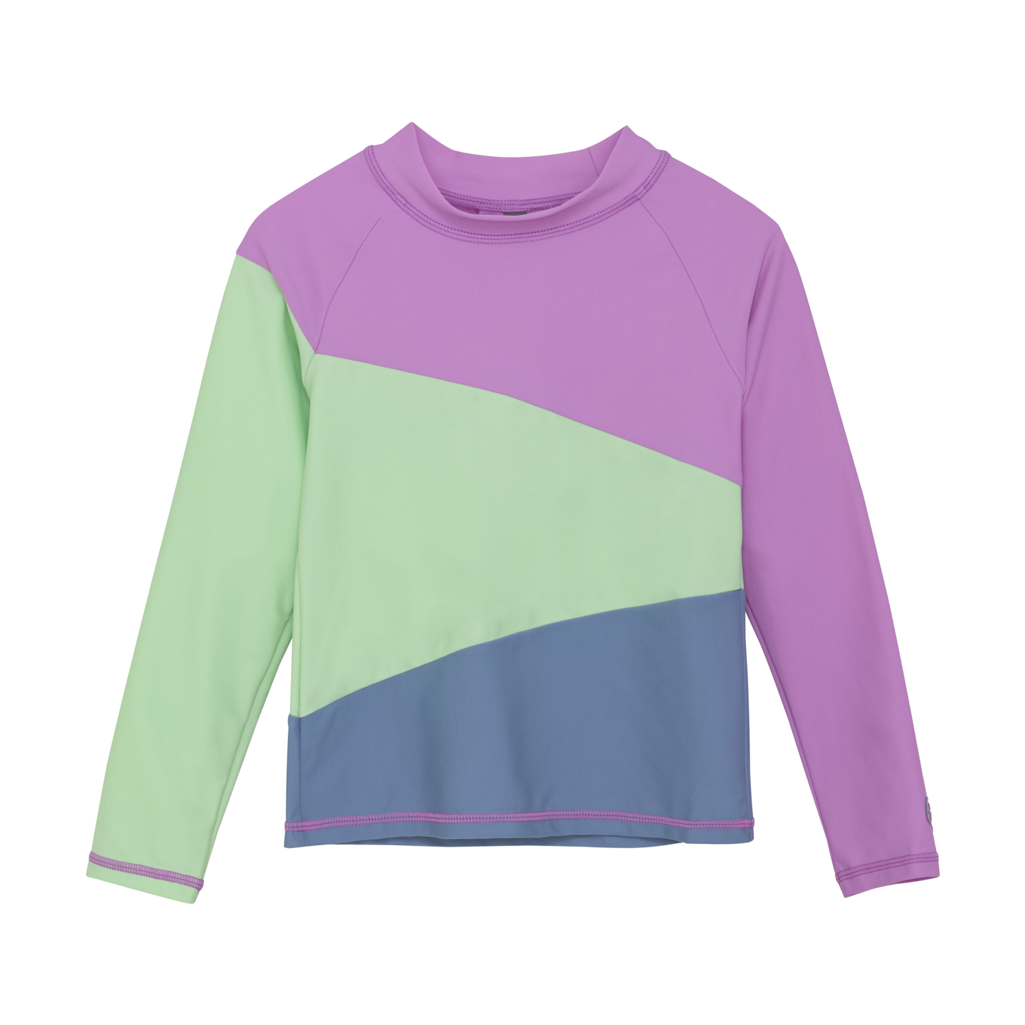 Color Kids Pige Badebluse UV 50+ - Iris Orchid