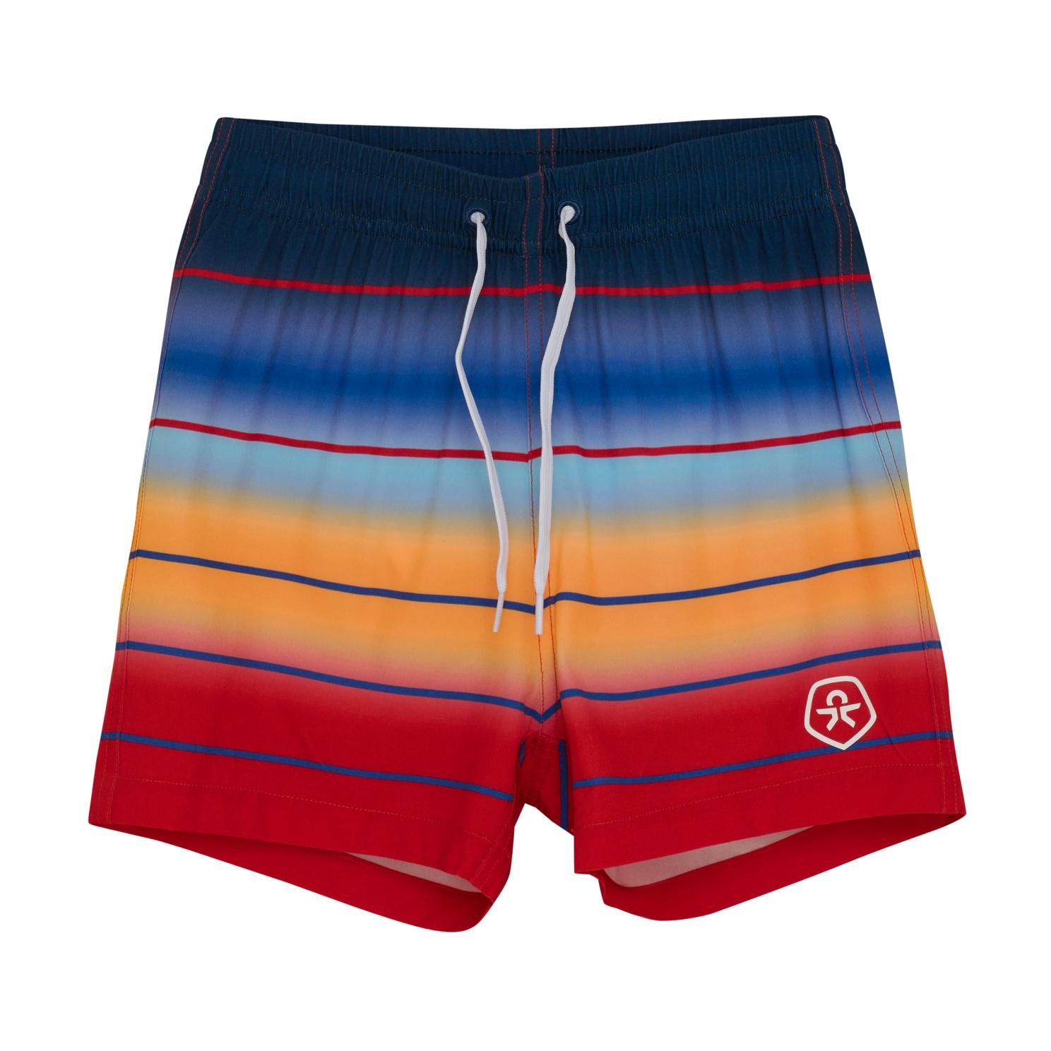 Color Kids Drenge Badebukser - Chinese Red