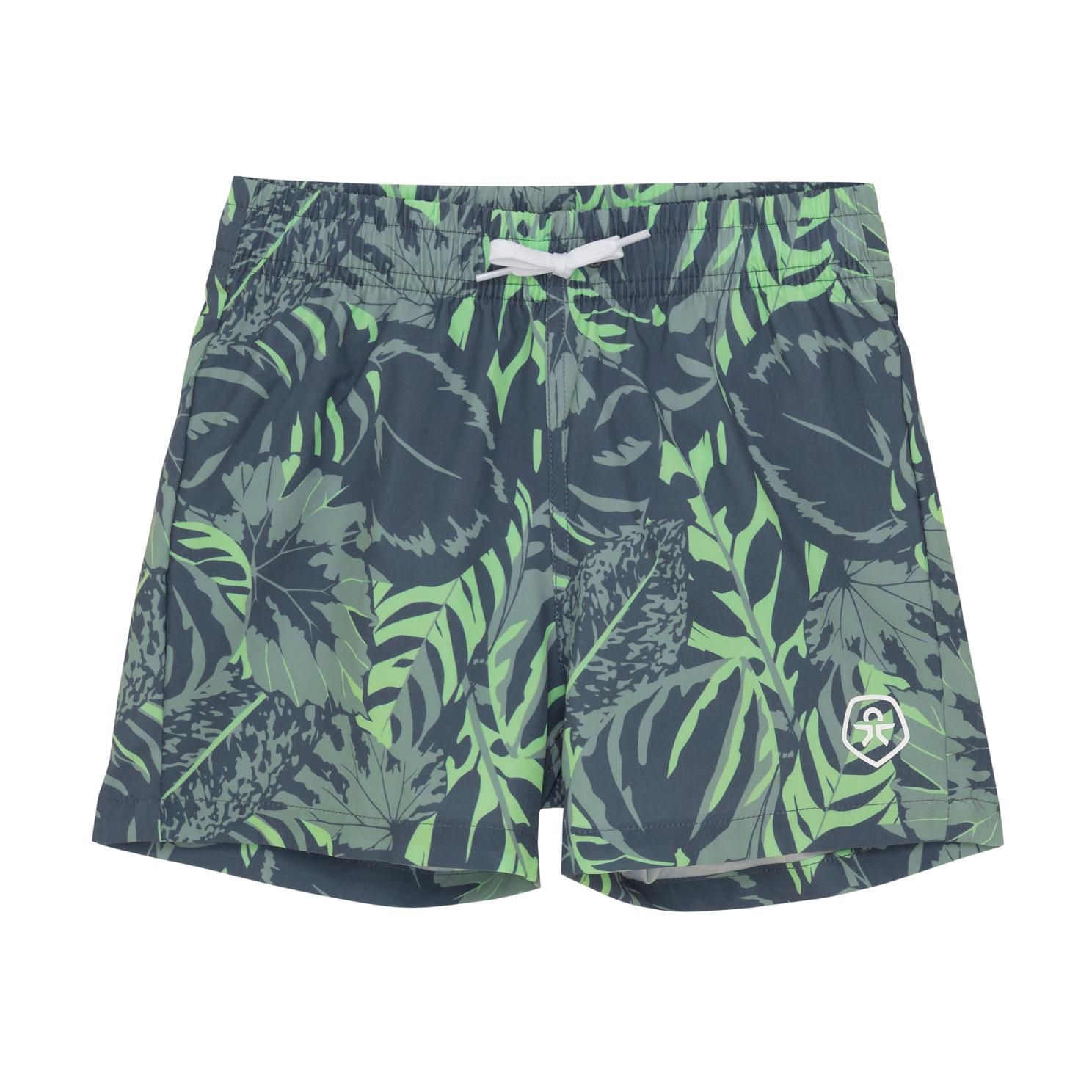 Color Kids Drenge Badebukser - Iceberg Green