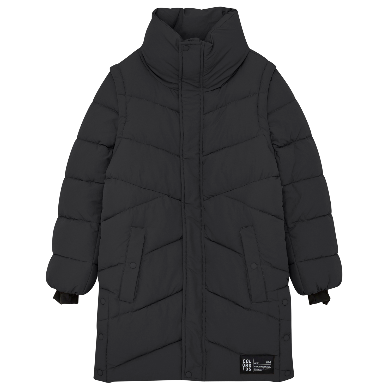 Color Kids Børne Vinterjakke m. BIONIC-FINISH® ECO coating - Phantom