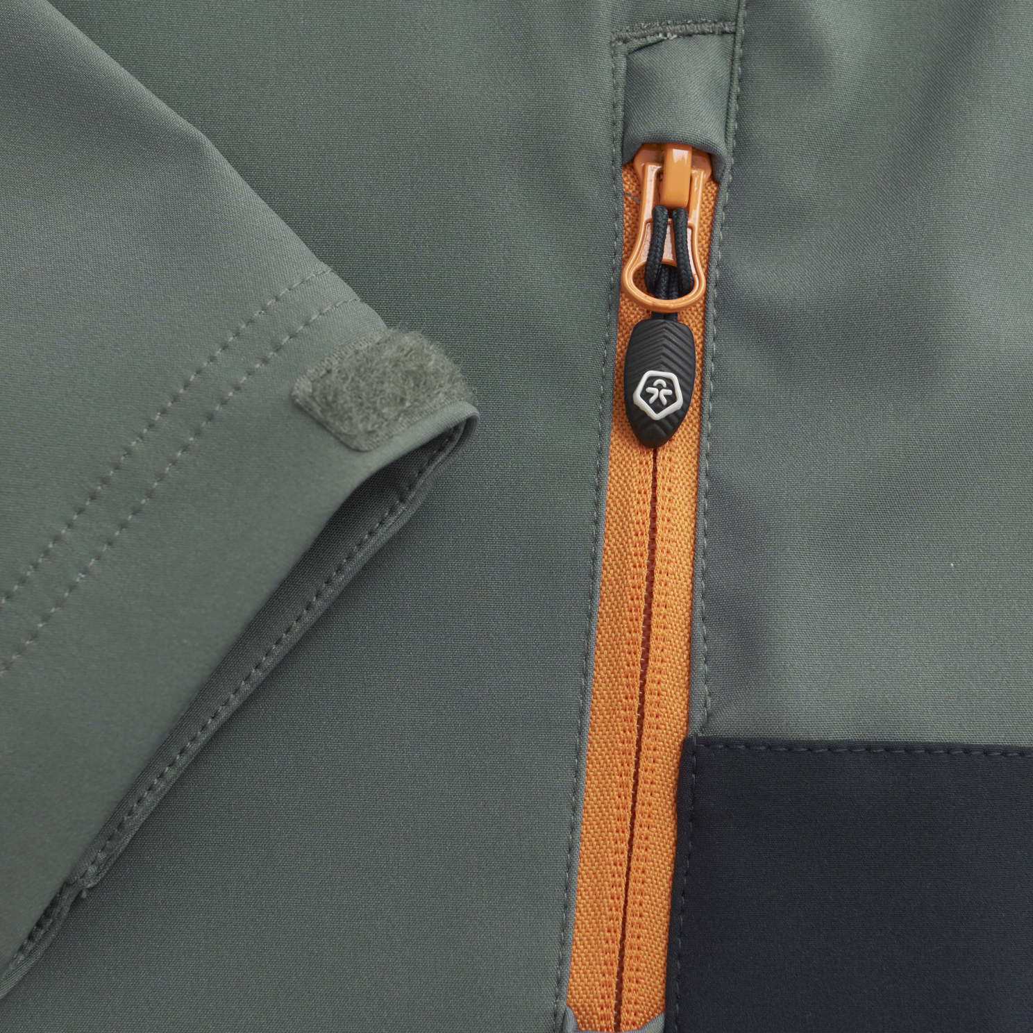 Color Kids Børne Softshell m. BIONIC-FINISH® ECO coating - Balsam Green