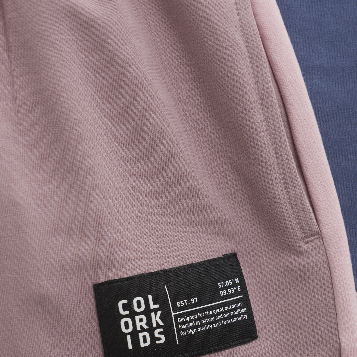 Color Kids Pige Sweatpants m. stretch - Woodrose