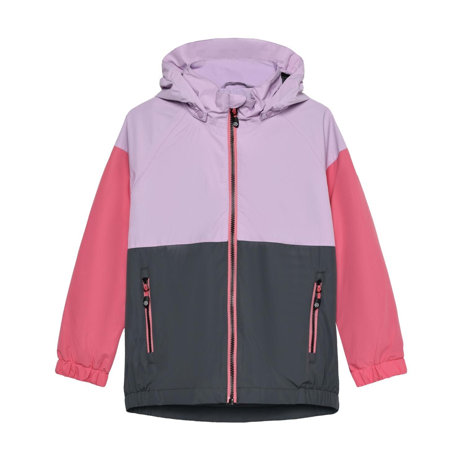 Color Kids Pige Regnjakke m. BIONIC-FINISH® ECO coating - Orchid Bloom