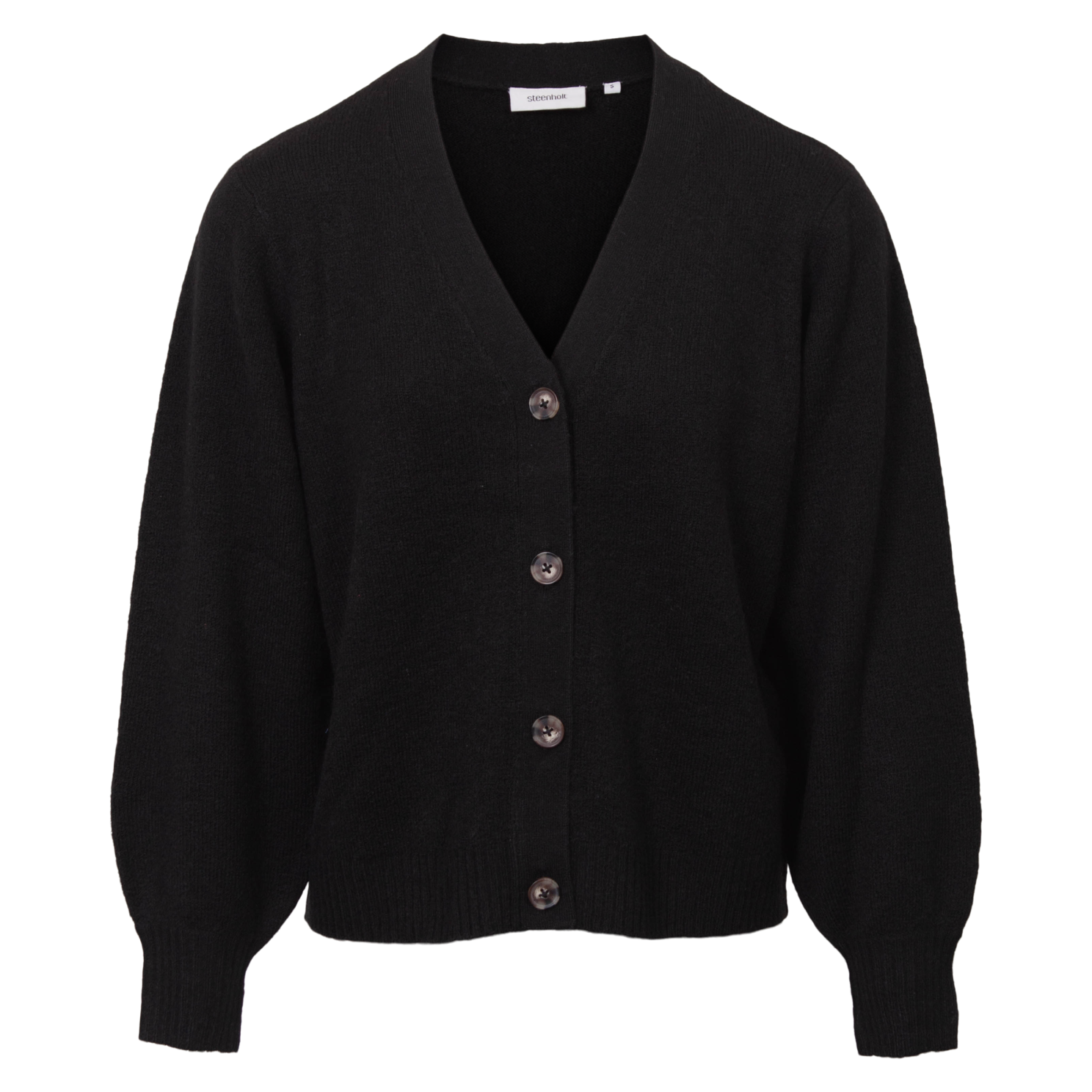 Steenholt Gora Dame Cardigan Plus Size - Black