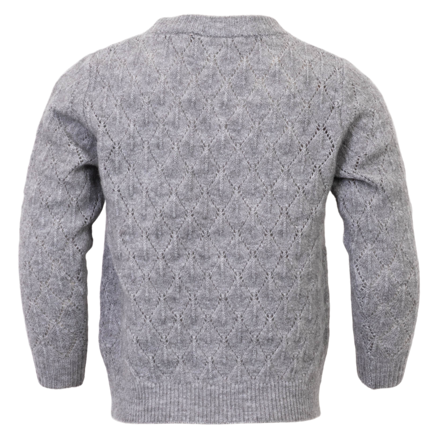 Queenz Gora Pige Striktrøje - Grey